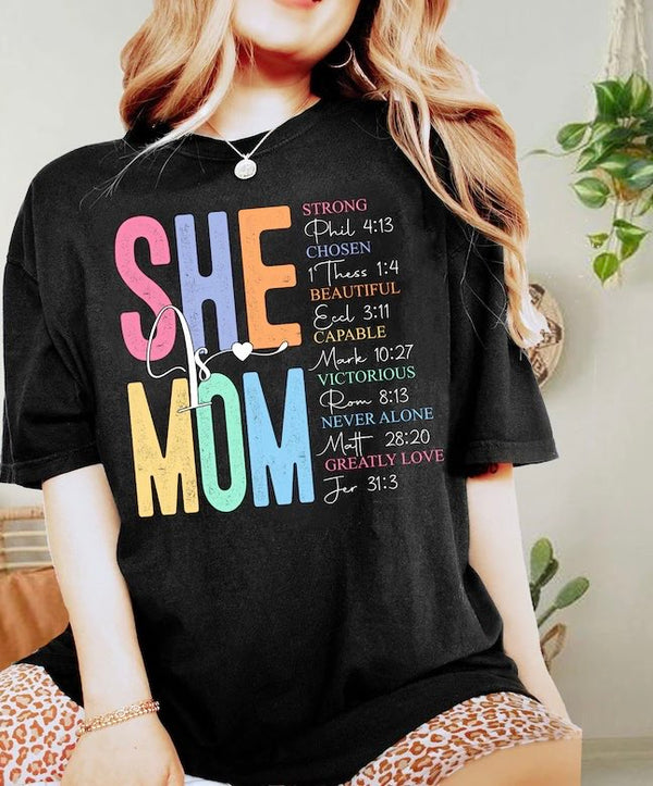 She is Mom Pastel Font